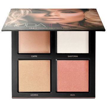 3D Cream and Powder Highlighter Palette
